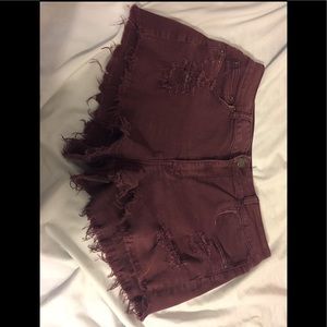 American Eagle Hi-Rise Stretch Shorts